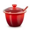 Le Creuset - Mini Serviertopf Mit Löffel -Stadter Speichern 17748 Senftopf m.Loeffel 1