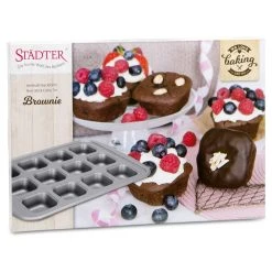 Städter - We Love Baking Brownie - 38,5 X 27,5 Cm -Stadter Speichern 24 We Love Baking Brownie ca. 385 x 275 cm Silber 3
