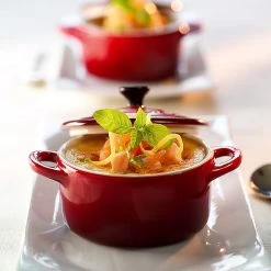 Le Creuset - 4er Set Mini-Cocotte - Kirschrot -Stadter Speichern 32309 Mini Cocotte Geschenkset 6