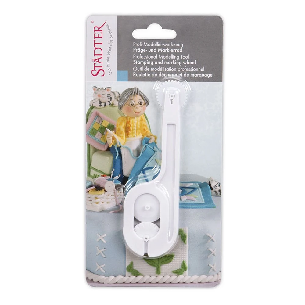 Städter - Modellierwerkzeug - Präge- Und Markierrad - 11,5 Cm 6 Städter - Modellierwerkzeug - Präge- Und Markierrad - 11,5 Cm – Bild 4