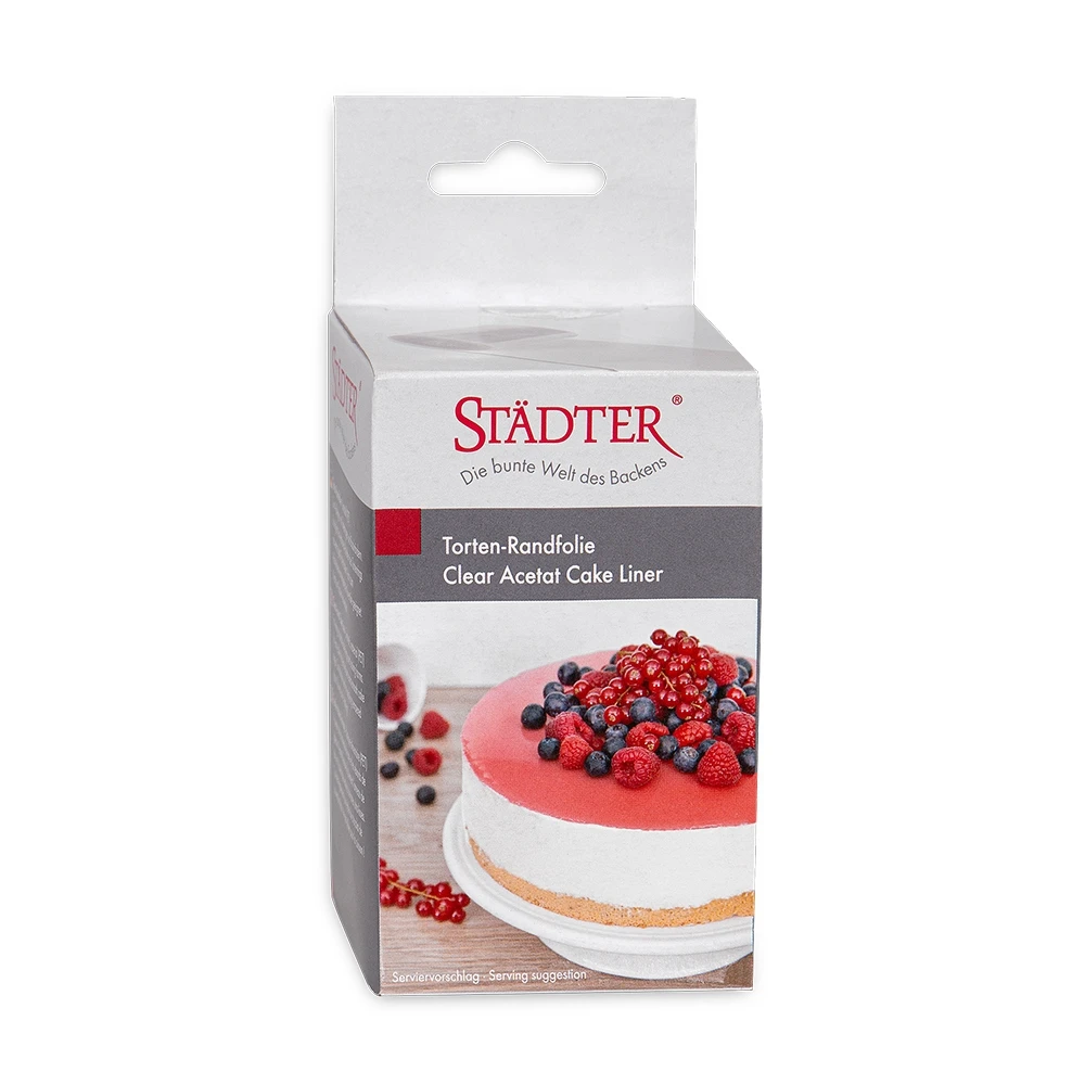 Städter - Torten-Randfolie Ca. 10 Cm X 20 M Transparent – Bild 3