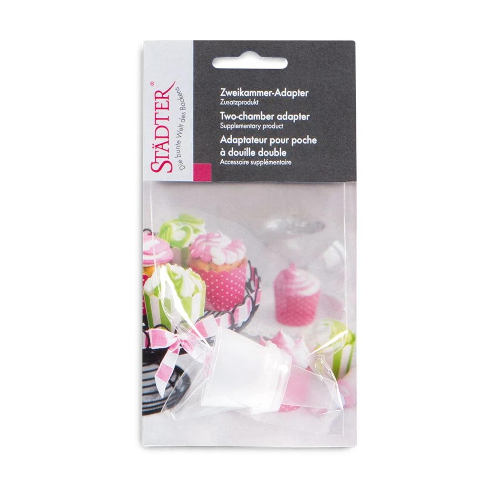 Städter - Zweikammerspritzbeutel Adapter - 5 Cm 3 Städter - Zweikammerspritzbeutel Adapter - 5 Cm
