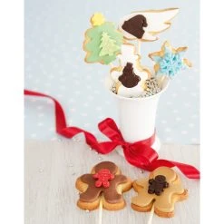 Städter - Silikon Schokoladenform Weihnachten -Stadter Speichern 35587 Schokoladenform Weihnachten ca. 225 x 12 cm Rot Silikon 3