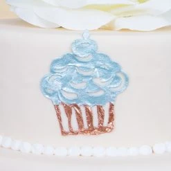 Städter - Dekormatte Cupcake - 39,5 X 7,5 Cm - Silikon -Stadter Speichern 35628 Dekormatte Cupcake ca. 395 x 75 cm Weiss Silikon 3