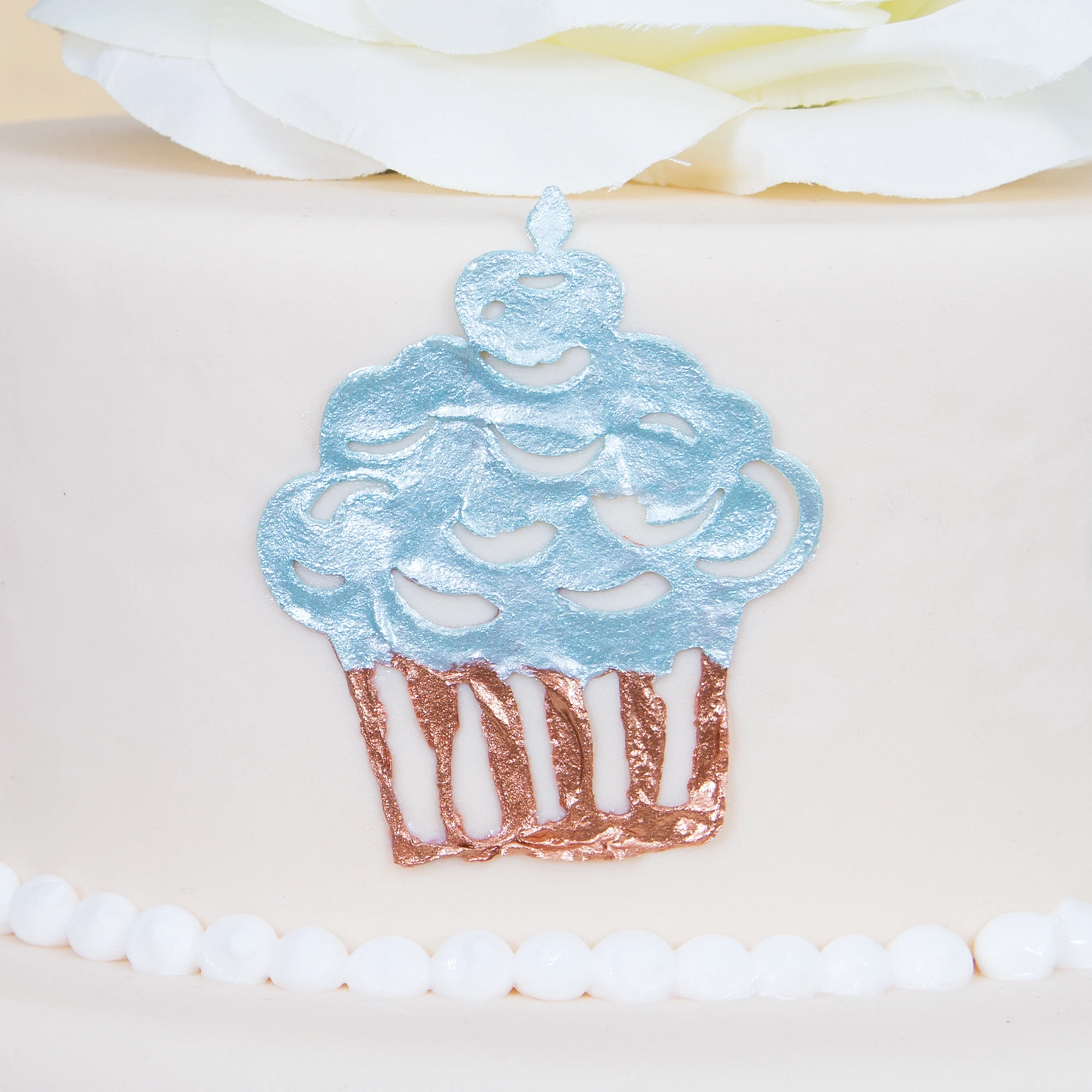 Städter - Dekormatte Cupcake - 39,5 X 7,5 Cm - Silikon – Bild 3