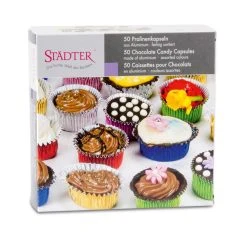 Städter - Pralinenkapseln Bunt Rund & Oval 50 Stück -Stadter Speichern 35811 Pralinenkapseln Bunt Rund Oval 50 Stueck 4