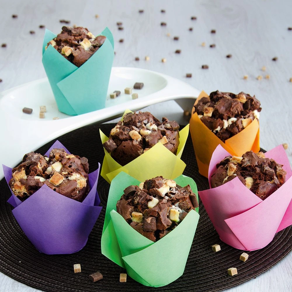 Städter - Cupcake Backform Tulpe - ø 50 X 82 Mm - 12 Stück – Bild 2