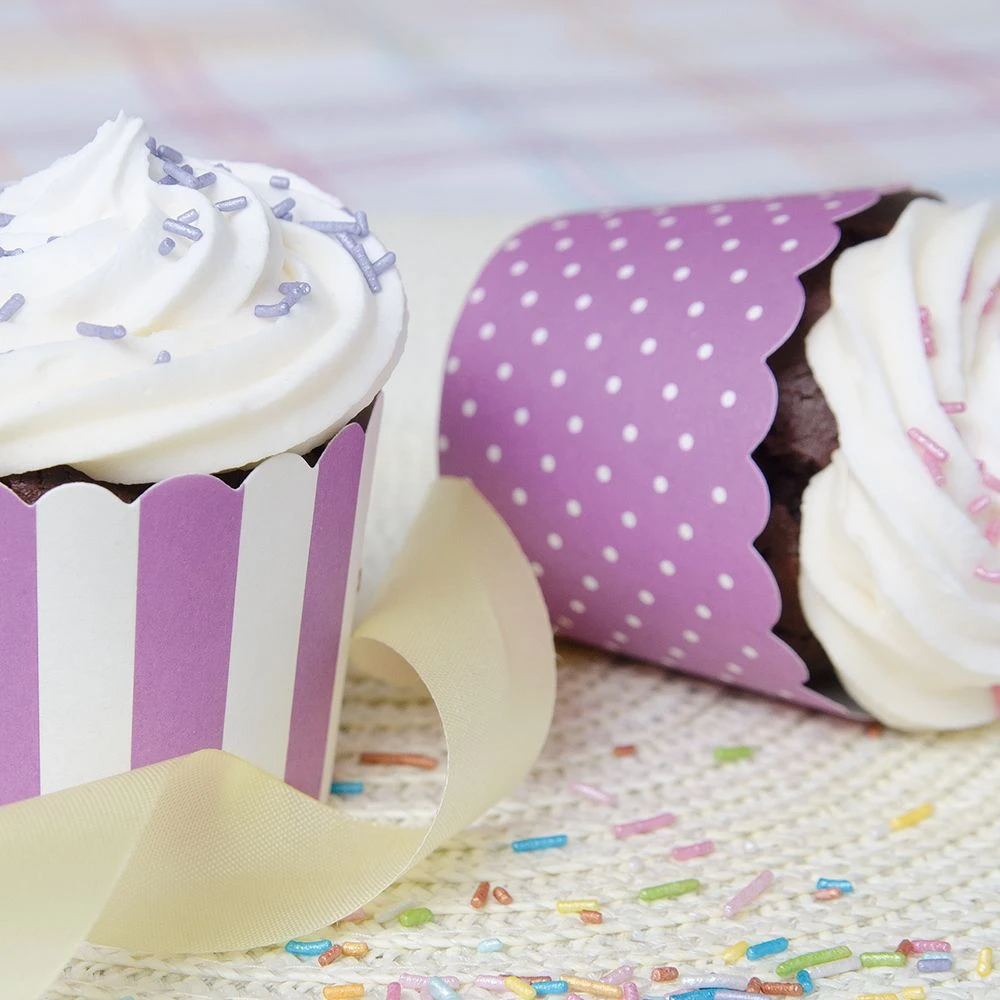 Städter - Cupcake Backform - ø 50 X 47 Mm - Mini - Bunt - 12 Stück – Bild 2