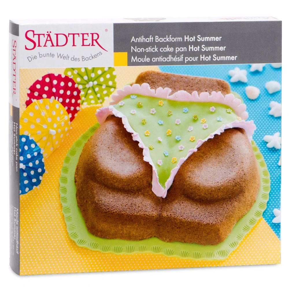 Städter - Motivbackform Hot Summer - 25 X 26 X 5,5 Cm - 2.300 Ml – Bild 4