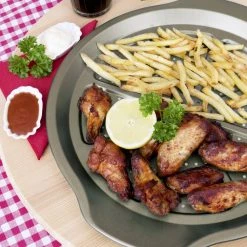 Städter - Backblech Pizza- & Pommes-Blech - ø 30 Cm Mit Spezial-Loch -Stadter Speichern 36228 Backblech Pizza Pommes Blech ca. 30 cm mit Spezial Loch 3