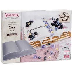 Städter - We Love Baking Buch - 35 X 24,5 X 5,5 Cm - 4.000 Ml -Stadter Speichern 36338 We Love Baking Buch ca. 35 x 245 x 55 cm Silber 4.000 ml 5