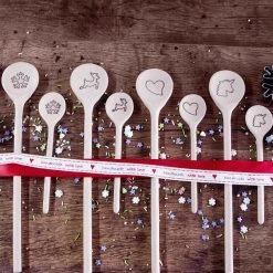 Städter - Kochlöffel Rentier Rund - In 2 Größen -Stadter Speichern 36415 Kochloeffel Rentier ca. 16 cm Rund 3