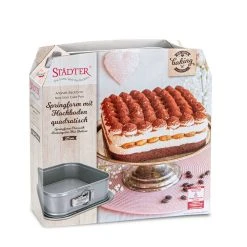 Städter - We-Love-Baking Springform – Quadratisch -Stadter Speichern 37959 We Love Baking Springform quadratisch 6