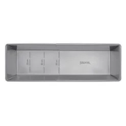 Städter - We-Love-Baking Kastenform - 20-35 X 10,5 Cm / H 7 Cm -Stadter Speichern 37961 Kastenform 20 35 x 105 cm H 7 cm Silber auszieh 3