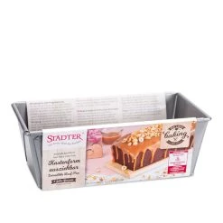 Städter - We-Love-Baking Kastenform - 20-35 X 10,5 Cm / H 7 Cm -Stadter Speichern 37961 Kastenform 20 35 x 105 cm H 7 cm Silber auszieh 7