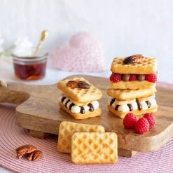 Städter - We Love Baking Mini-Waffel - 38 X 26 Cm -Stadter Speichern 37963 We Love Baking Mini Waffel 38 x 26 cm Silber 3