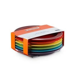 Le Creuset - 6er-Set Frühstücksteller Rainbow III -Stadter Speichern 41251 Fruehstuecksteller 6er Set Regenbogen 3