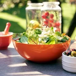 Le Creuset - Salatschüssel Rund 24 Cm - Ideal Zum Anmachen Von Pesto, Pasta, Für Gemüse- Und Obstsalate 7 Le Creuset - Salatschüssel Rund 24 Cm - Ideal Zum Anmachen Von Pesto, Pasta, Für Gemüse- Und Obstsalate -Stadter Speichern 44307 Salatschuessel 3