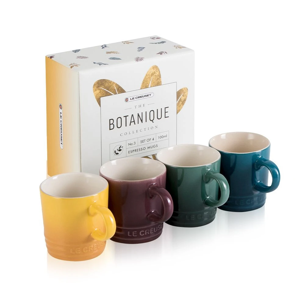 Le Creuset - 4er Set Becher 100 Ml - Botanique Collection 3 Le Creuset - 4er Set Becher 100 Ml - Botanique Collection