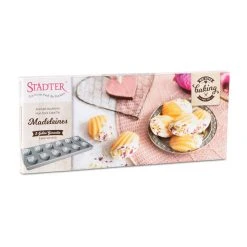 Städter - We Love Baking Bärentatzen / Madeleines - 35 X 14,5 Cm -Stadter Speichern 44670 We Love Baking Baerentatze Madeleines Metall Silber 35 x 145cm 6