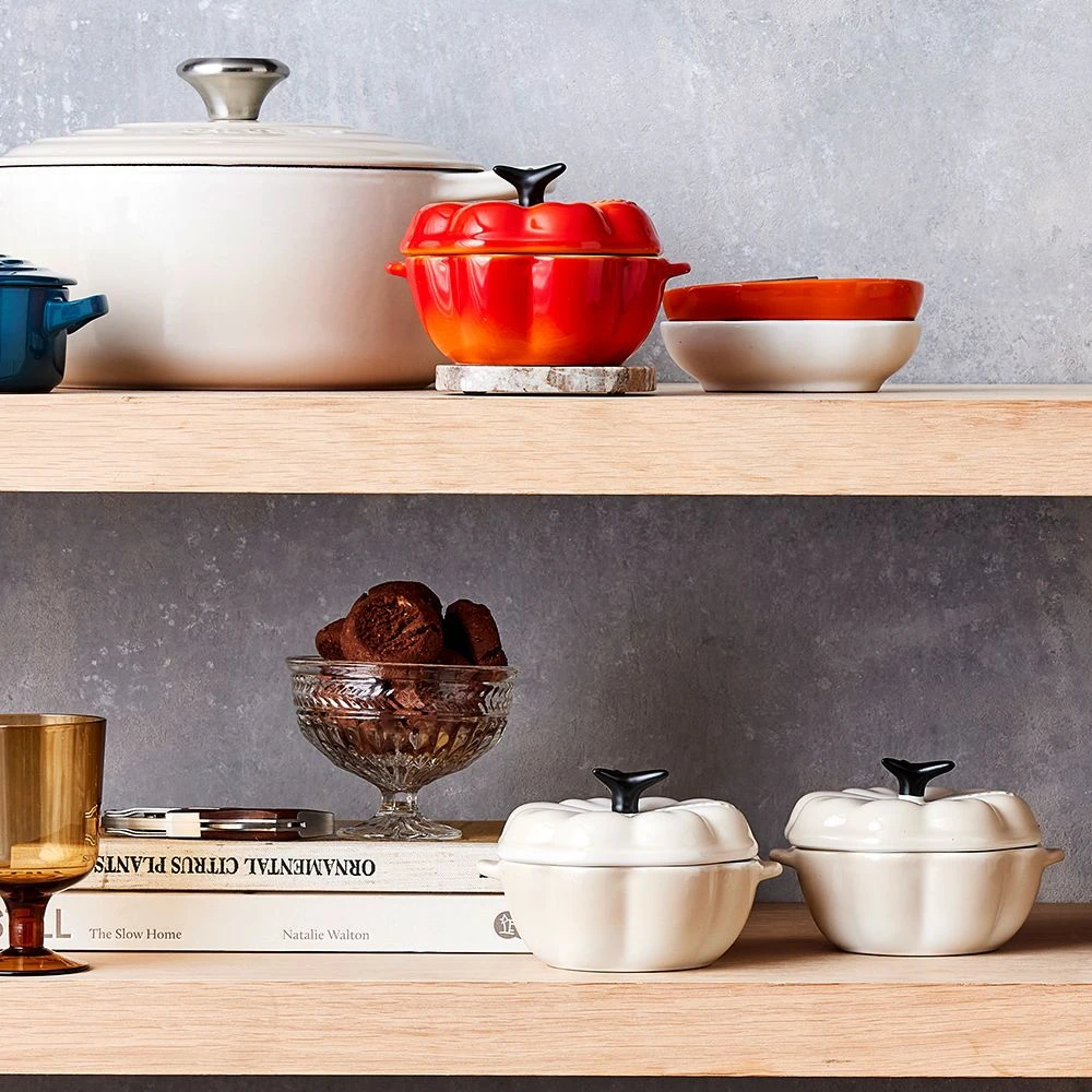 Le Creuset - Kürbisförmchen Mit Deckel 300 Ml - Meringue 8 Le Creuset - Kürbisförmchen Mit Deckel 300 Ml - Meringue – Bild 6