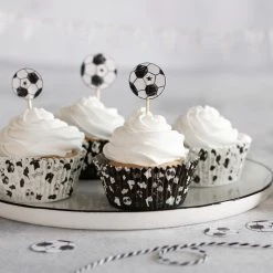 Städter - Papierbackform - 50 Stück - Fußball - ø 50 X 30 Mm -Stadter Speichern 46918 Papierbackform Fussball 50 x 32 mm Bunt Maxi 50 Stueck 4