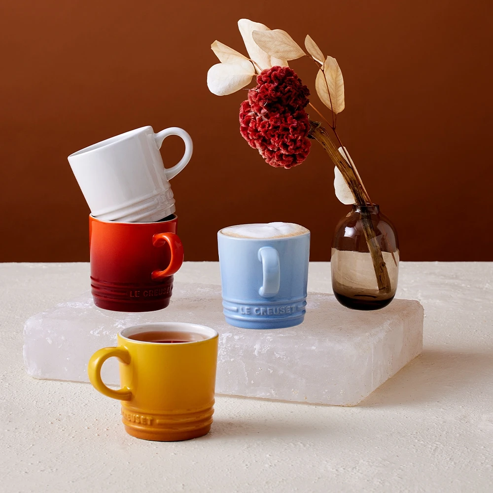 Le Creuset - 4er-Set Cappuccino Becher 200 Ml - ELEMENTS 4 Le Creuset - 4er-Set Cappuccino Becher 200 Ml - ELEMENTS – Bild 2