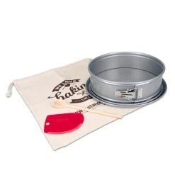 Städter - We-Love-Baking Jubiläumsset 4-teilig Mit Flachboden ø 26 Cm / H 7 Cm Silber
