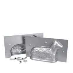 Städter Stä 3D-Backform Osterlämmchen 2-teilig Metall 27,5x15x7cm | 49941 -Stadter Speichern 49941 3D Backform Osterlaemmchen 2 teilig Metall 4