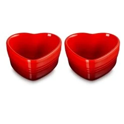 Le Creuset - Herz Förmchen 2er-Set - 11 Cm