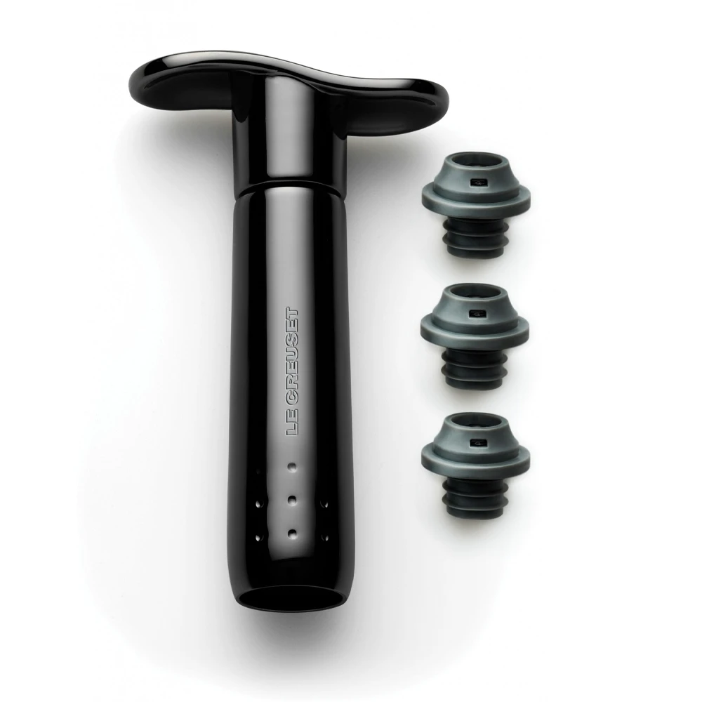 Le Creuset Screwpull - Weinpumpe WA-137 - Verlängert Den Weingenuss Eines Göffneten (Rot-)Weins. In Hochwertiger Geschenkbox. 3 Le Creuset Screwpull - Weinpumpe WA-137 - Verlängert Den Weingenuss Eines Göffneten (Rot-)Weins. In Hochwertiger Geschenkbox.